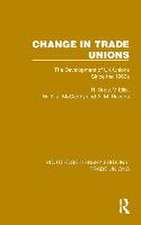 Change in Trade Unions: The Development of UK Unions Since the 1960s