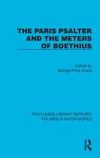 The Paris Psalter and the Meters of Boethius