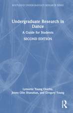 Undergraduate Research in Dance: A Guide for Students