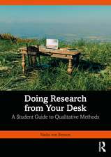 Doing Research from Your Desk: A Student Guide to Qualitative Methods