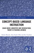 Concept-based Language Instruction