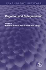 Cognition and Categorization