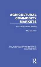 Agricultural Commodity Markets