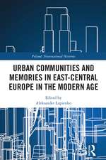 Urban Communities and Memories in East-Central Europe in the Modern Age