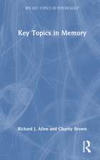 Key Topics in Memory