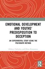 Emotional Development and Youths' Predisposition to Deception: An Experimental Study Using the Polygraph Method