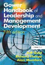 Gower Handbook of Leadership and Management Development