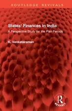 States' Finances in India: A Perspective Study for the Plan Periods