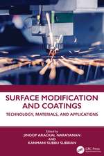 Surface Modification and Coatings: Technology, Materials, and Applications