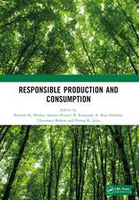 Responsible Production and Consumption: Proceedings of the International Conference on Responsible Consumption and Production: Agriculture Sustainability and Food Security