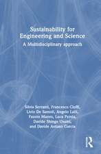 Sustainability for Engineering and Science: A Multidisciplinary approach