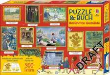 Puzzle & Buch: Berühmte Gemälde