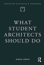 What Student Architects Should Do