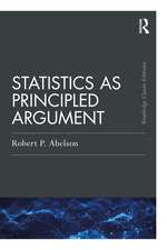 Statistics as Principled Argument