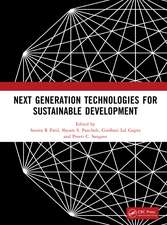 Next Generation Technologies for Sustainable Development
