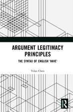Argument Legitimacy Principles