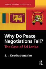 Why Do Peace Negotiations Fail?: The Case of Sri Lanka