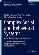 Complex Social and Behavioral Systems: Game Theory and Agent-Based Models