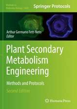 Plant Secondary Metabolism Engineering: Methods and Protocols 