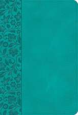 NASB Large Print Compact Reference Bible, Teal Leathertouch