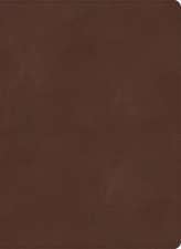 KJV Single-Column Wide-Margin Bible, Brown Leathertouch