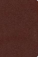 CSB Large Print Thinline Bible, Brown Bonded Leather, Indexed