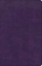 CSB Single-Column Personal Size Bible, Plum Leathertouch