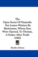 The Open Secret Of Nazareth