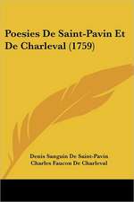 Poesies De Saint-Pavin Et De Charleval (1759)