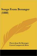 Songs from Beranger (1888)