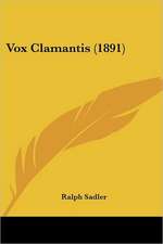 Vox Clamantis (1891)