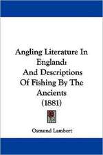 Angling Literature In England