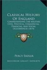 Classical History Of England