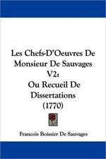 Les Chefs-D'Oeuvres De Monsieur De Sauvages V2