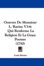 Oeuvres De Monsieur L. Racine V3-4