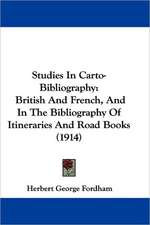 Studies In Carto-Bibliography