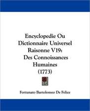 Encyclopedie Ou Dictionnaire Universel Raisonne V19