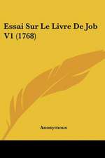 Essai Sur Le Livre De Job V1 (1768)