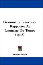 Grammaire Francoise