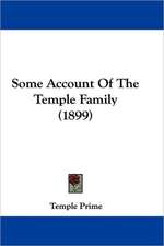 Some Account Of The Temple Family (1899)