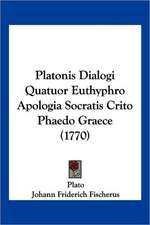 Platonis Dialogi Quatuor Euthyphro Apologia Socratis Crito Phaedo Graece (1770)