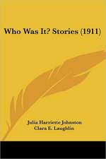 Who Was It? Stories (1911)