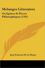 Melanges Litteraires