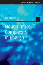 Noun Phrase Complexity in English