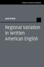 Regional Variation in Written American English