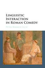 Linguistic Interaction in Roman Comedy