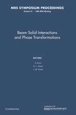 Beam-Solid Interactions and Phase Transformations