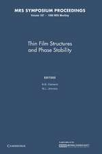 Thin Film Structures and Phase Stability