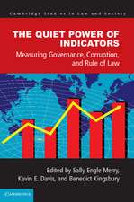 The Quiet Power of Indicators: Measuring Governance, Corruption, and Rule of Law