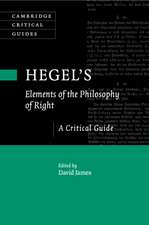 Hegel's Elements of the Philosophy of Right: A Critical Guide